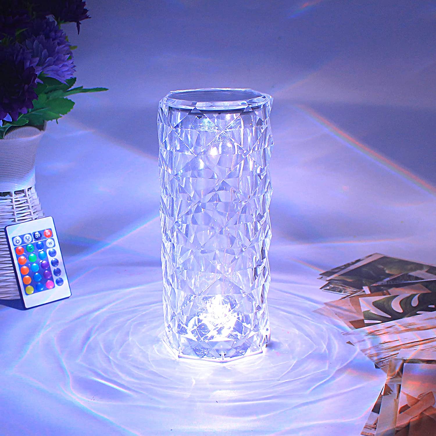 Diamond Crystal Lamp